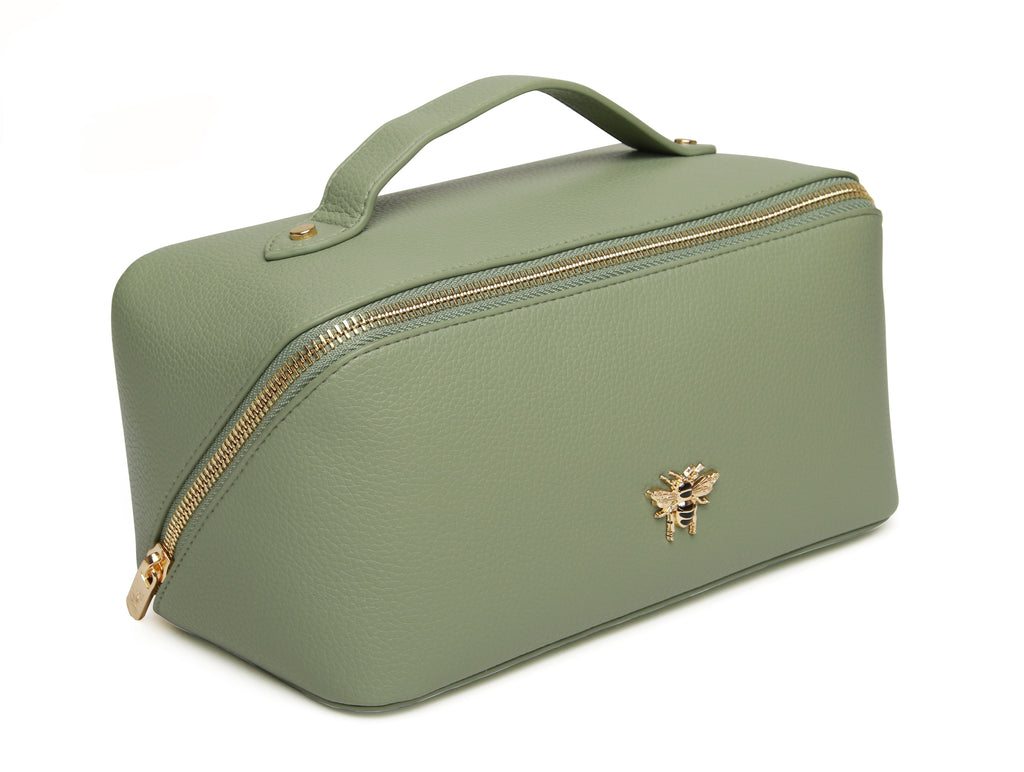 Alice Wheeler Sage Train Case - Medium