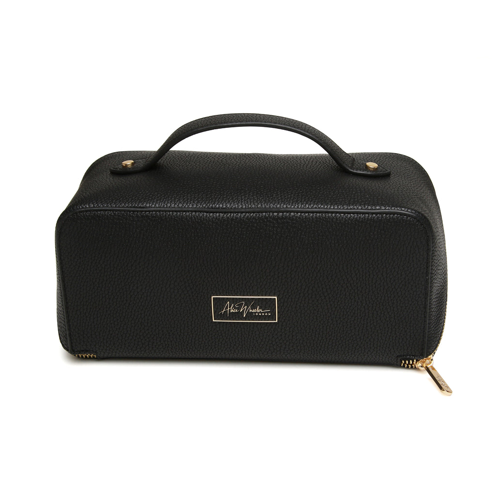 Alice Wheeler Black Train Case - Large