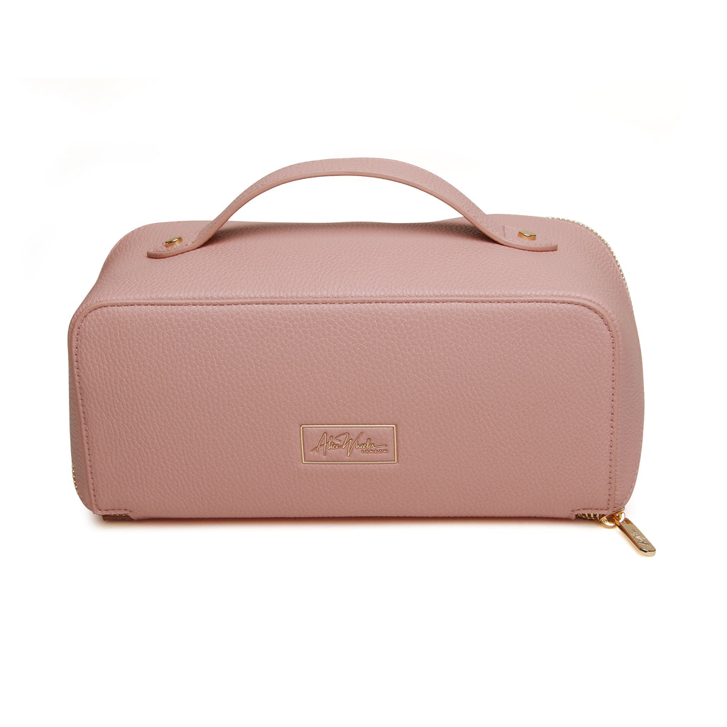 Alice Wheeler Pink Train Case -  Large