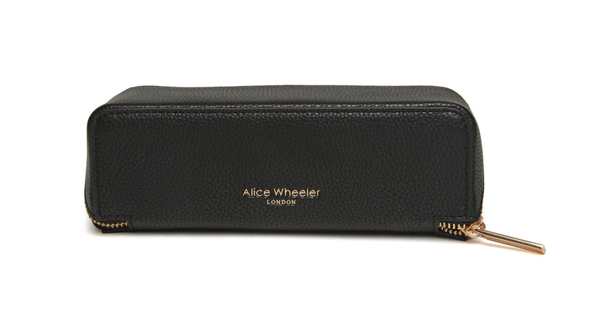 Alice Wheeler Black Train Case - Small