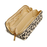 Alice Wheeler Small Train Case - Leopard