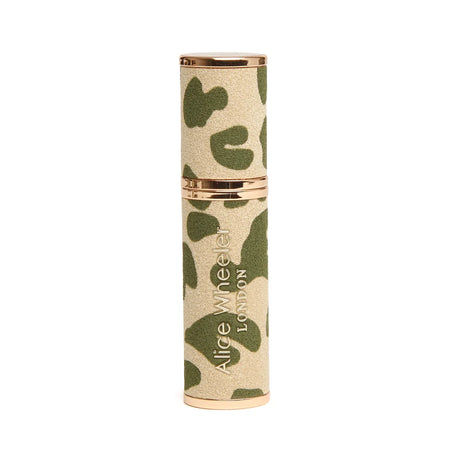 Alice Wheeler Refillable Atomiser - Olive Leopard