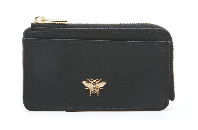 Alice Wheeler Bath Coin/Card Purse - Black