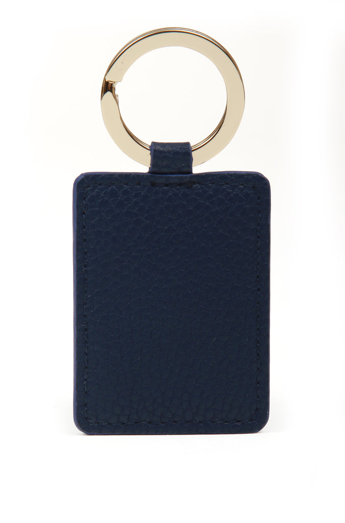 Alice Wheeler Navy Keyring With Bee