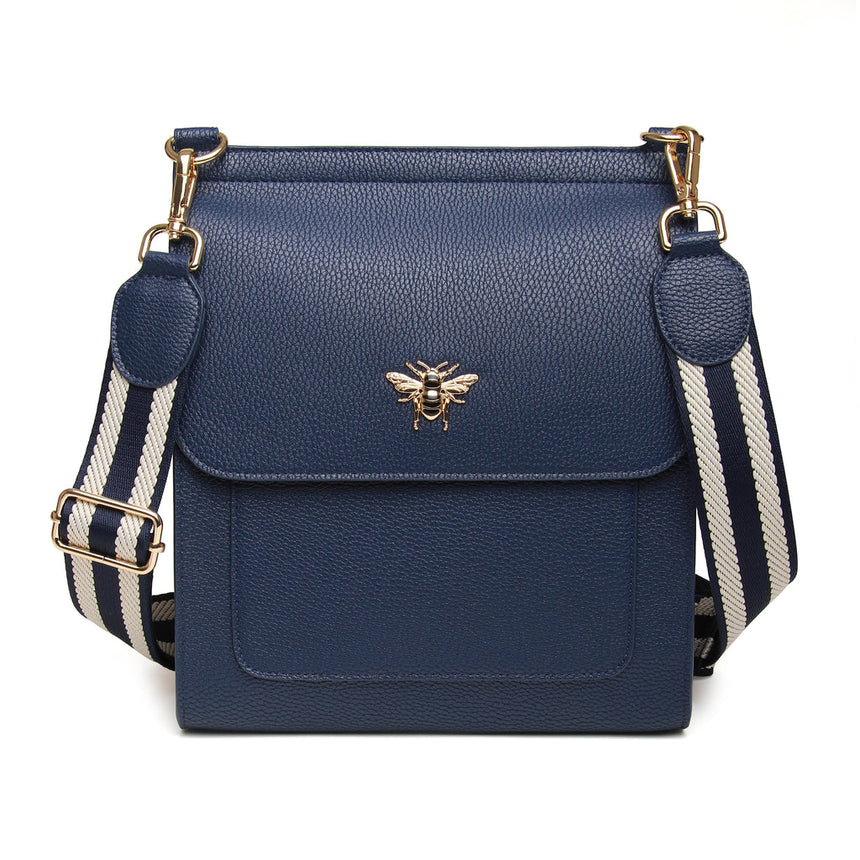 Alice Wheeler Large Bloomsbury Bag - Navy