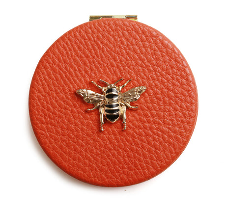 Alice Wheeler Circle Compact Orange