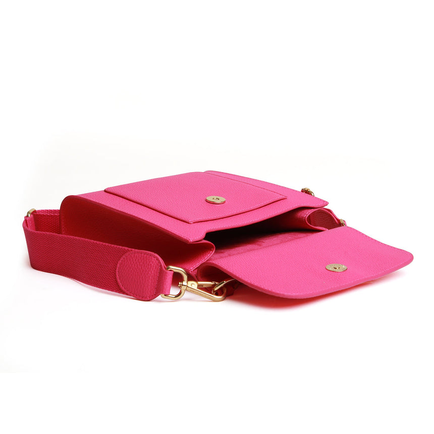 Alice Wheeler Hot Pink Bloomsbury Crossbody Bag