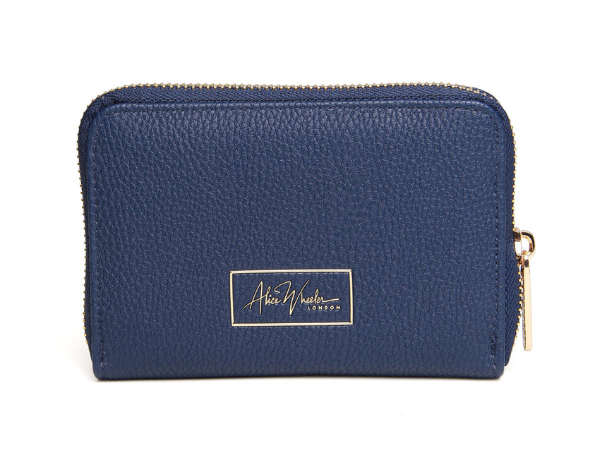 Alice Wheeler Navy Bromley Purse