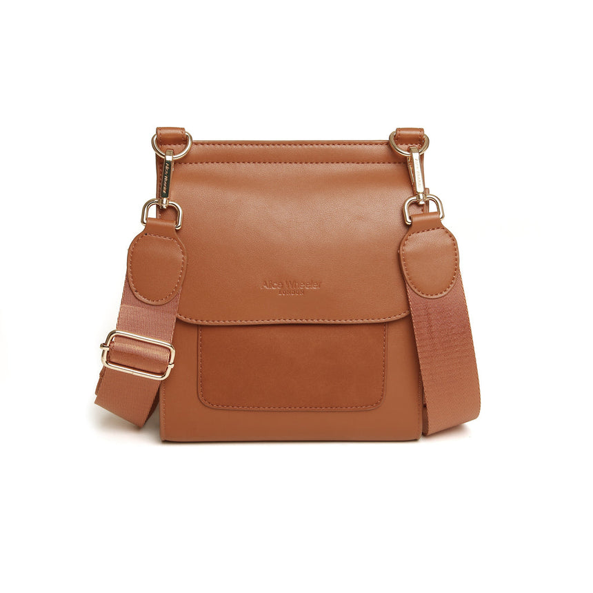 Alice Wheeler Seville Crossbody Bag Tan