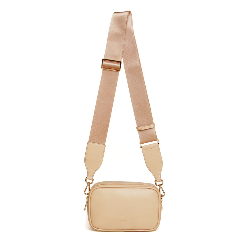 Alice Wheeler Sand Madrid Crossbody Bag