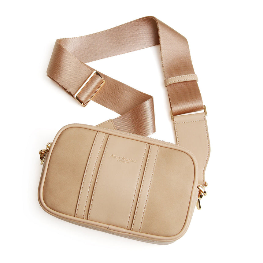 Alice Wheeler Sand Madrid Crossbody Bag