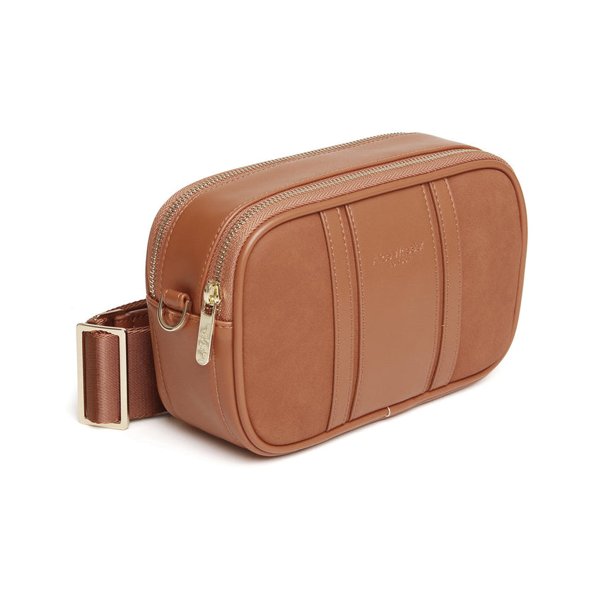 Alice Wheeler Tan Madrid Crossbody Bag