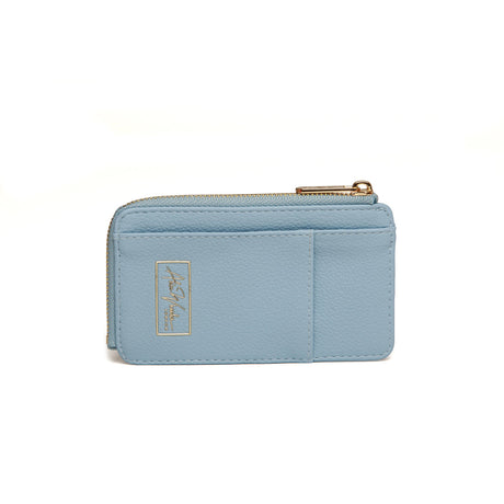 Alice Wheeler Pastel Blue Bath Coin/Card Purse