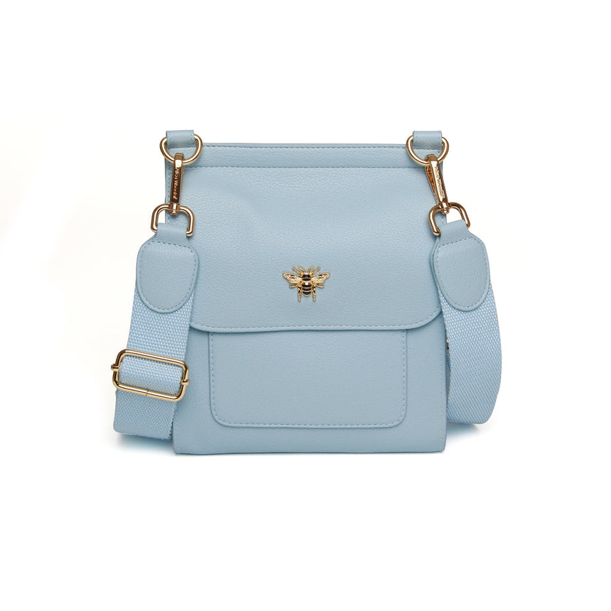 Alice Wheeler Bloomsbury Cross-Body Bag-Pastel Blu