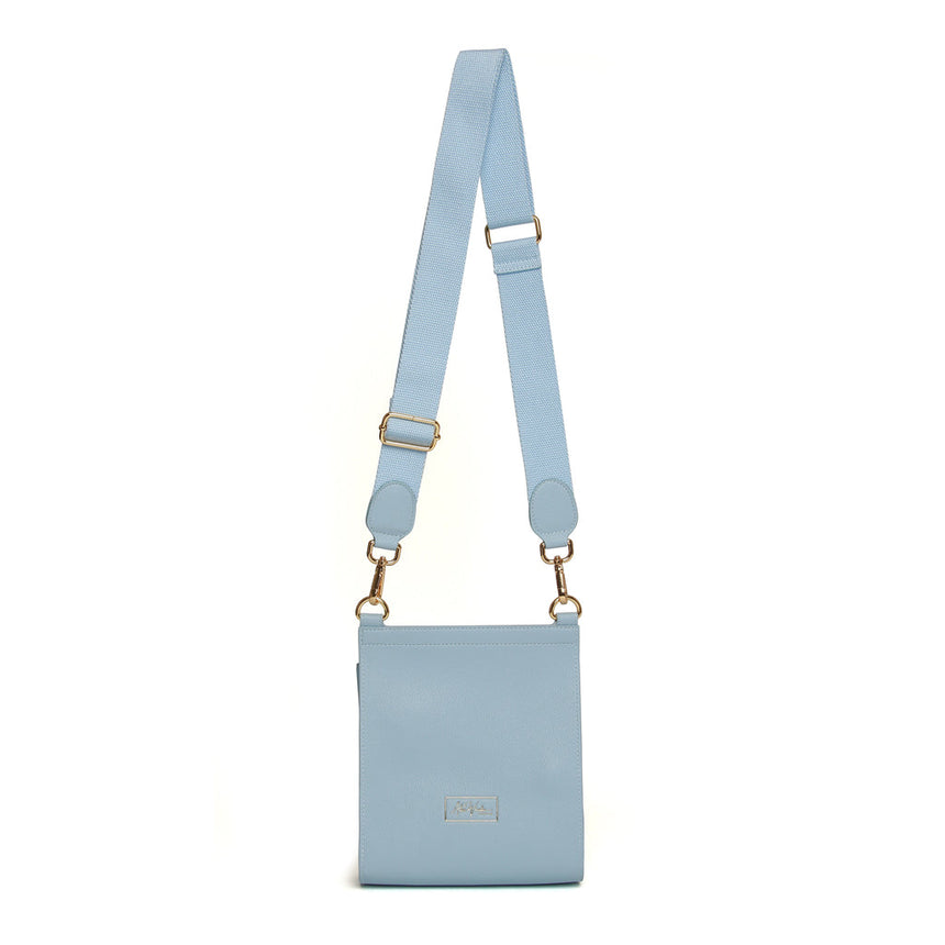 Alice Wheeler Pastel Blue Bloomsbury Crossbody Bag