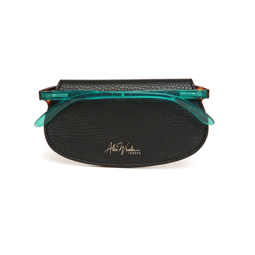 Alice Wheeler Black Glasses Case