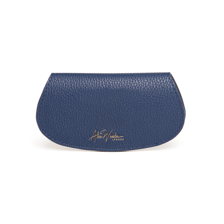 Alice Wheeler Navy Glasses Case