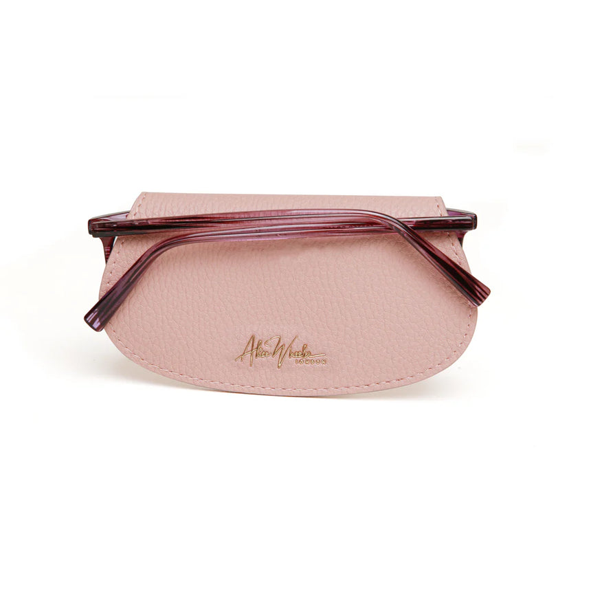 Alice Wheeler Pink Glasses Case