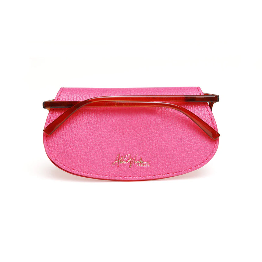 Alice Wheeler Hot Pink Glasses Case