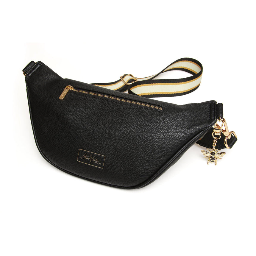 Alice Wheeler Black Banana Bag