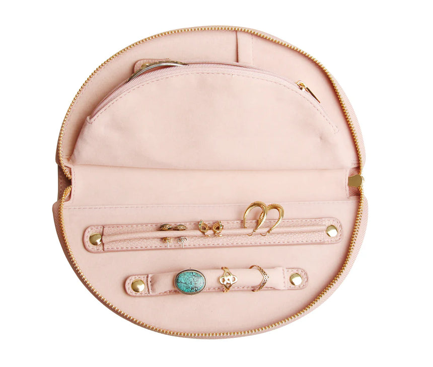 Alice Wheeler Pink Jewellery Roll