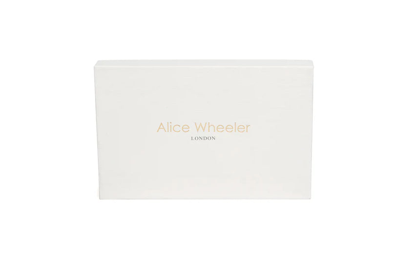 Alice Wheeler Stone Black Bow Card Holder & Keyring