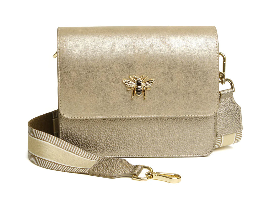 Alice Wheeler Bronze Highbury Crossbody Bag