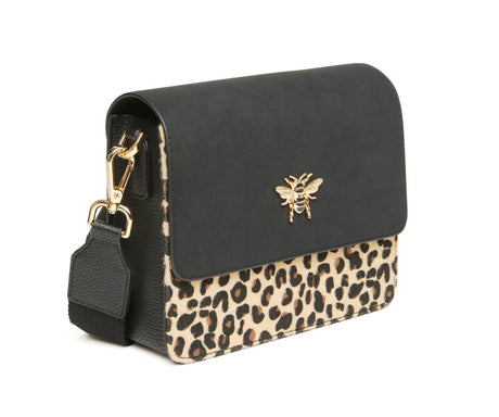 Alice Wheeler Leopard Print Highbury Crossbody Bag