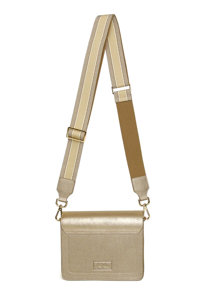 Alice Wheeler Bronze Highbury Crossbody Bag