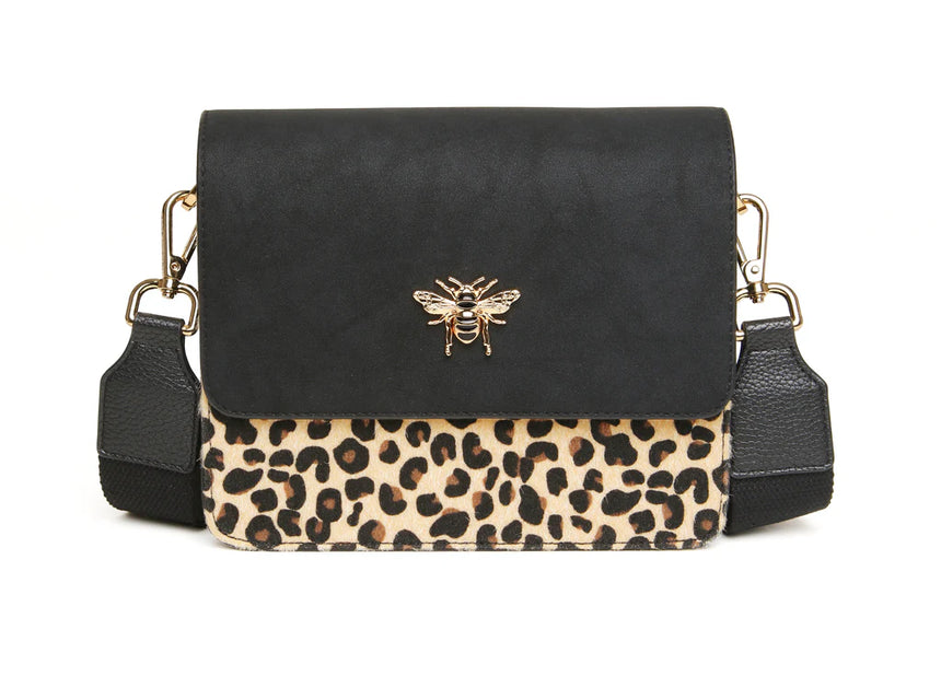 Alice Wheeler Leopard Print Highbury Crossbody Bag