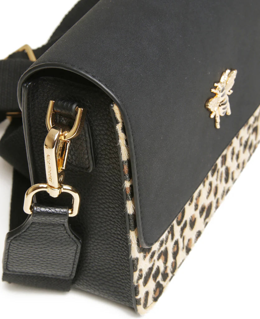 Alice Wheeler Leopard Print Highbury Crossbody Bag