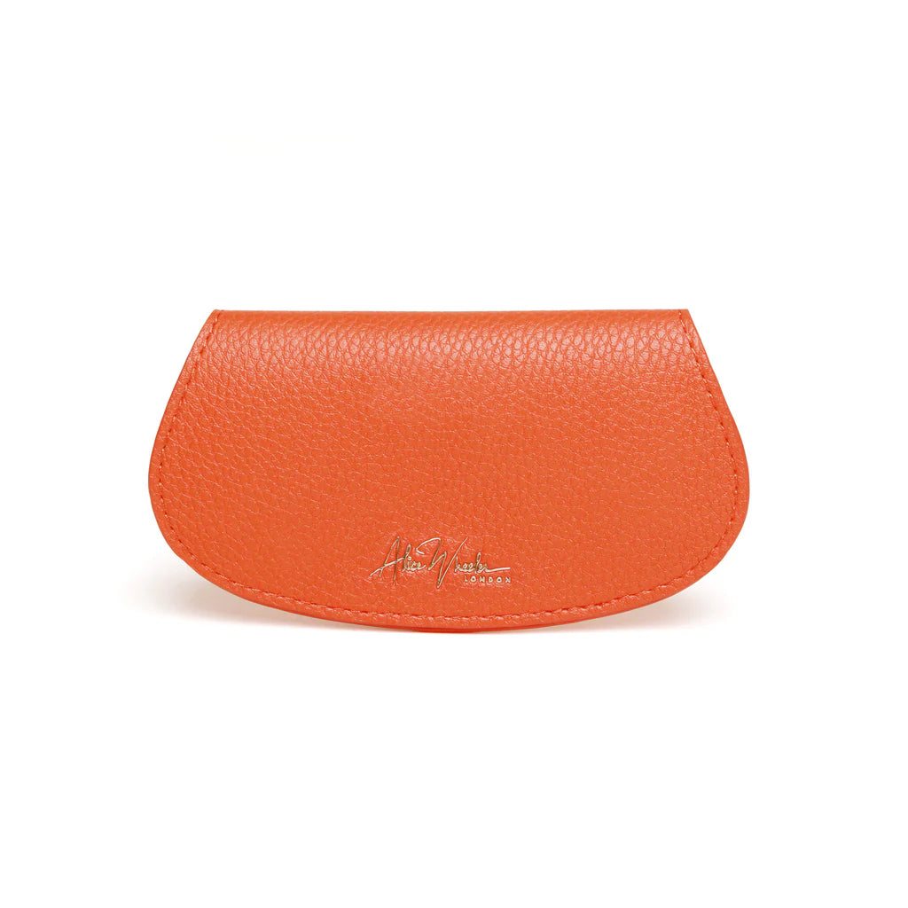 Alice Wheeler Orange Glasses Case