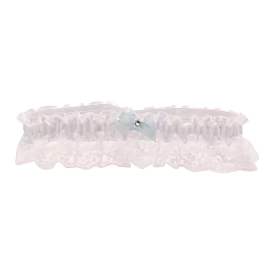 Garter with Blue Bow