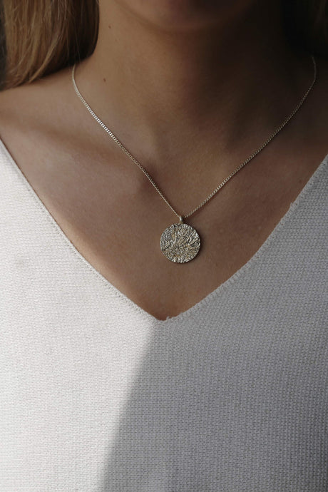 Tutti Artic Disc Necklace - Gold