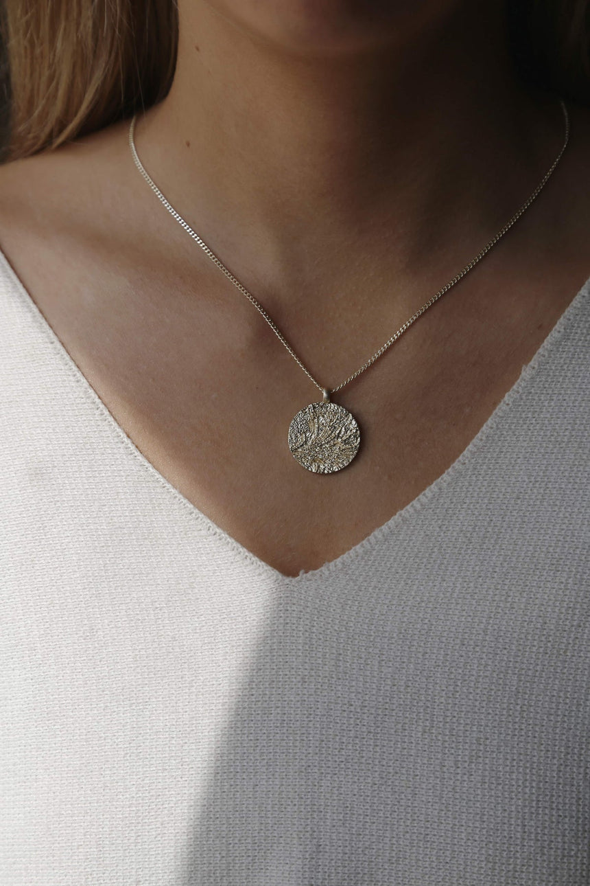 Tutti Artic Disc Necklace Gold