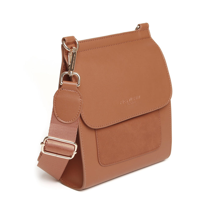 Alice Wheeler Tan Seville Crossbody Bag