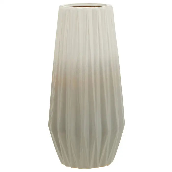 Azul Ombre Grey/White Ceramic Vase - Large