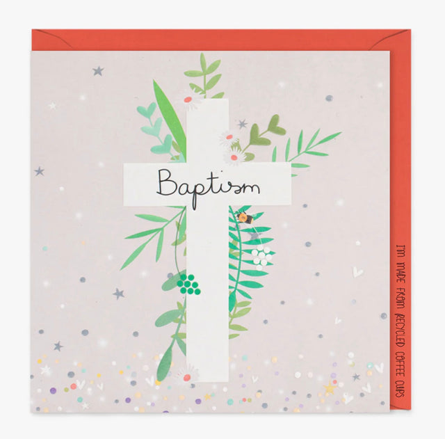 Baptism Card - Cross