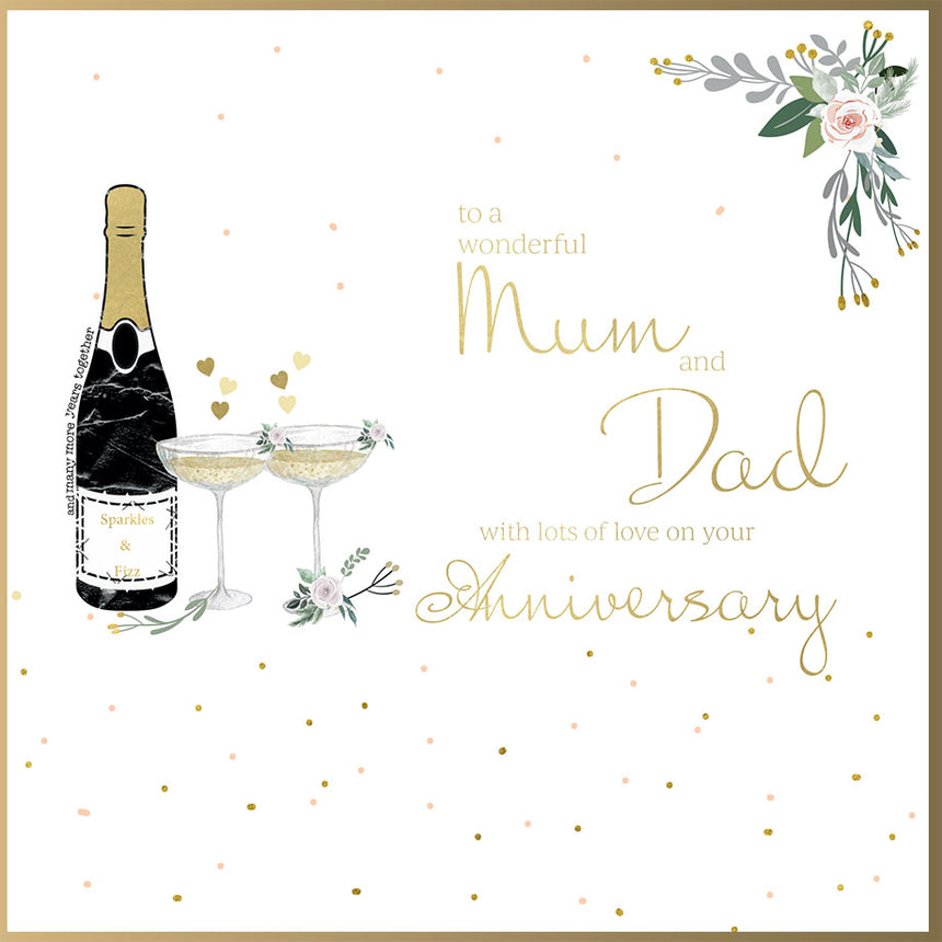 Rush Designs Mum & Dad Anniversary Card