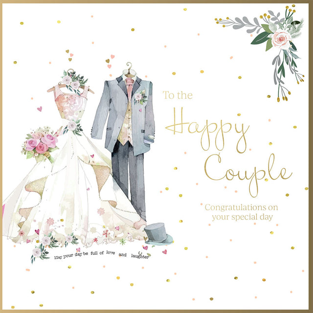 Rush To The Happy Couple Wedding Card