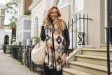 Faux Fur Extendable Shoulder Bag - Cream