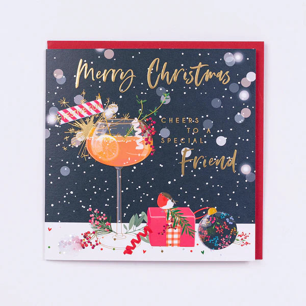 Belly Button Giftware Friend Christmas Card
