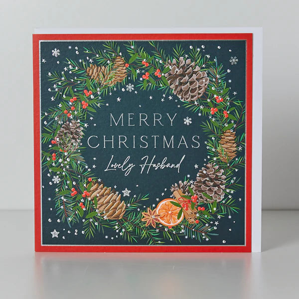 Belly Button Giftware Husband Christmas Card