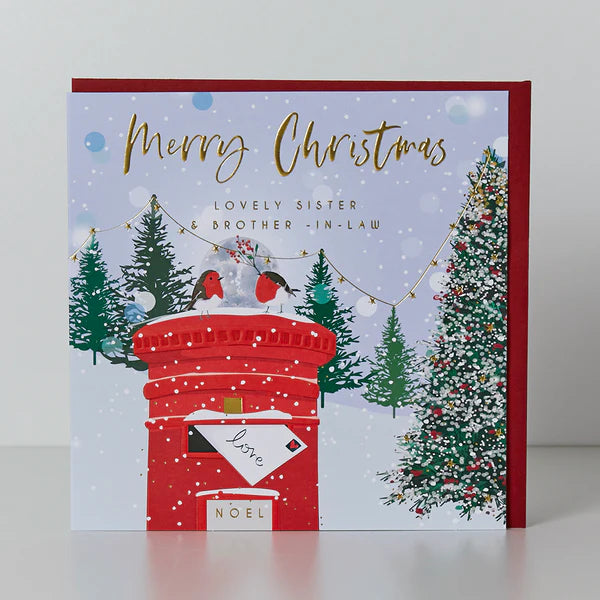 Belly Button Giftware Sister & Brother-in-Law Christmas Card