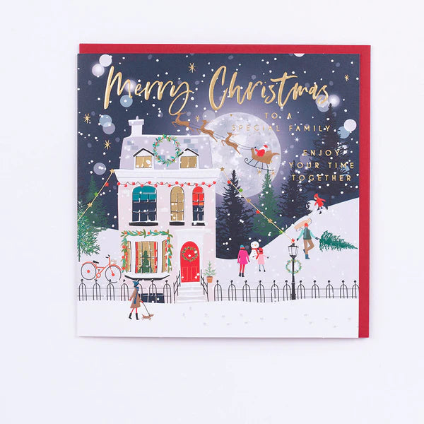 Belly Button Giftware Special Family Christmas Card