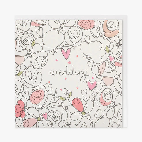 Wedding Card - Roses