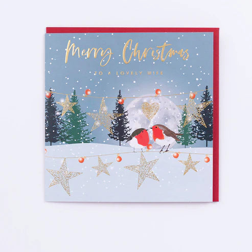 Belly Button Giftware Wife Christmas Card