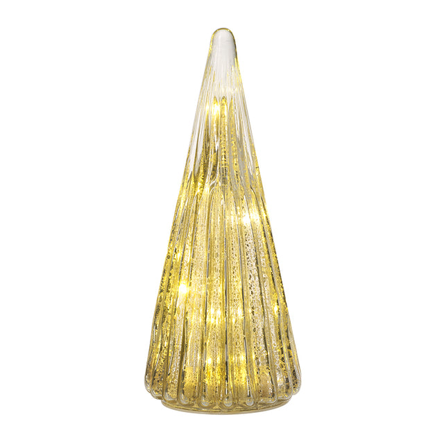 Small Light Up Glass Cone