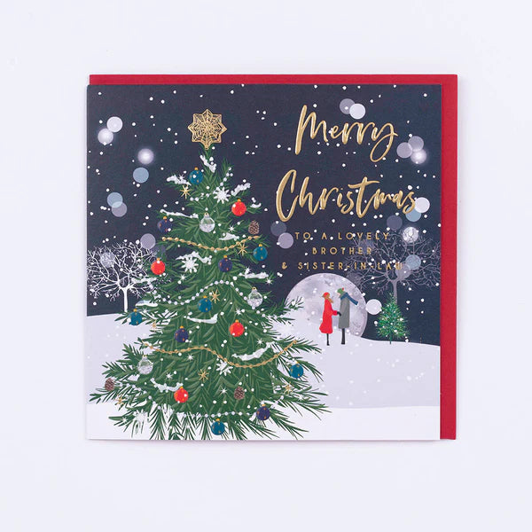 Belly Button Giftware Brother & Sister-in-Law Christmas Card
