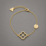 Miss Dee Gold Clover Bracelet
